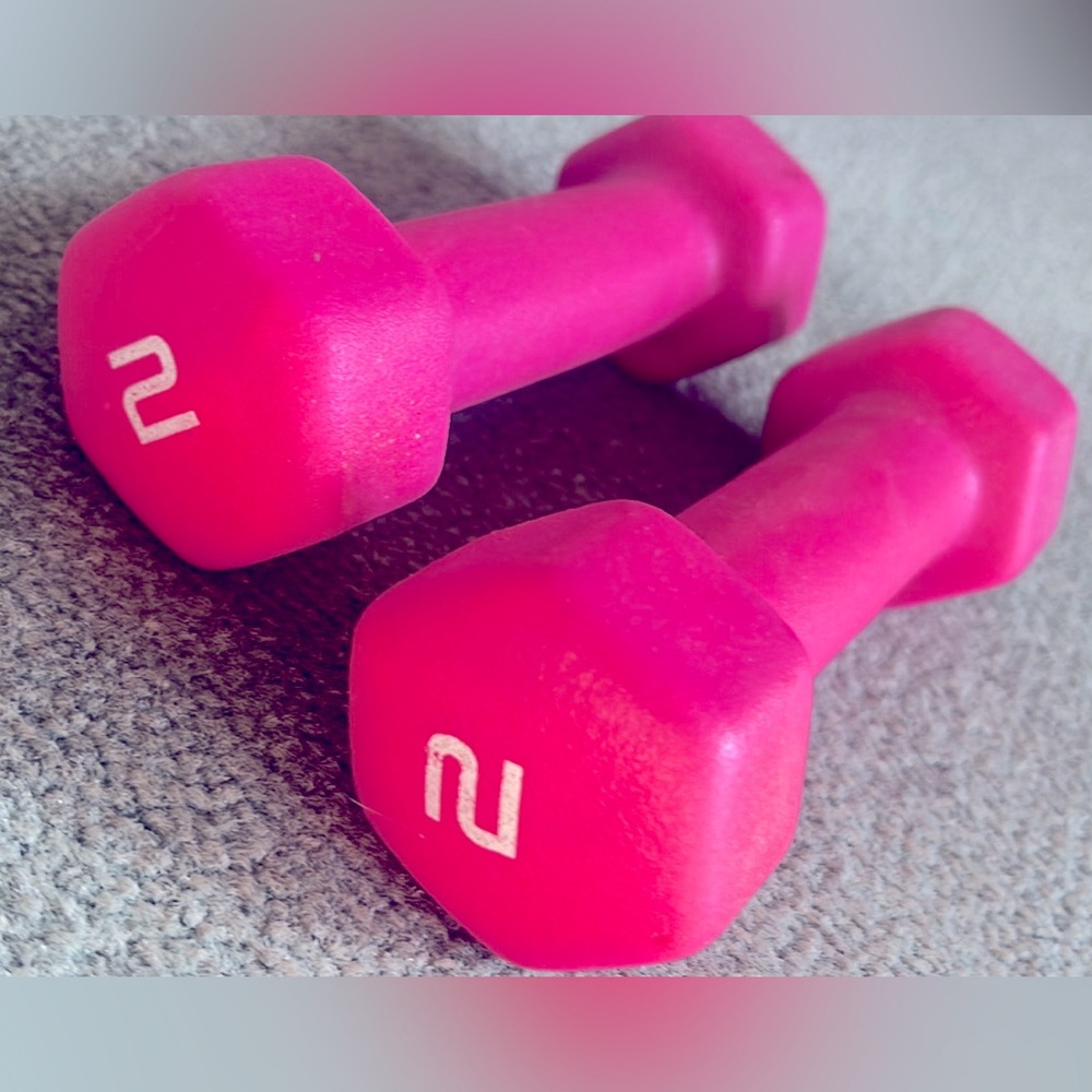 Dumbbell Hand Weight Pairs (2 lbs)